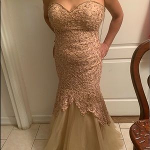 Long strapless Dress